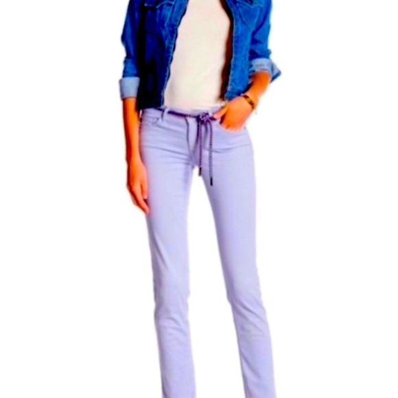 NWOT AG STILT CIGARETTE JEANS SOFT PIMA COTTON IN BEAUTIFUL COLOR LAVENDER 29 - Picture 4 of 11